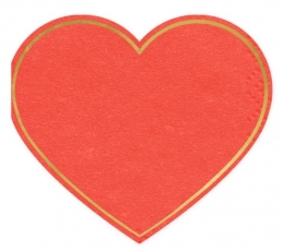 Formīgas salvetes "Sirds" (12 gab.)