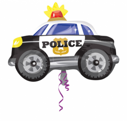 Formīgs folija balons ''Policijas mašīna''