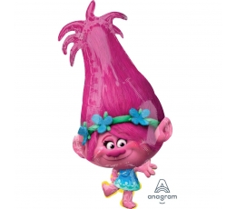 Formīgs folija balons "Trollīte Popija"  (38x77 cm)