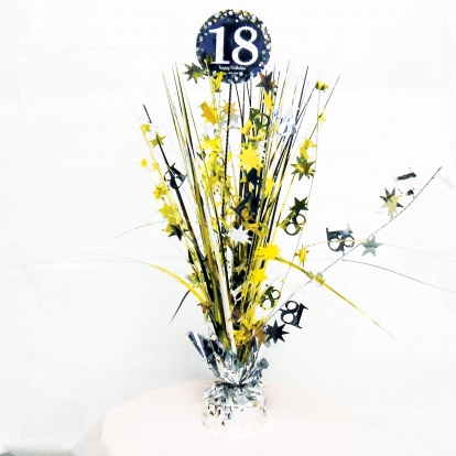 Galda dekorācija "18-tā dzimšanas diena"