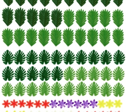 Galda dekorāciju komplekts "Havaji" 2