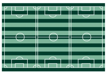 Galdauts "Futbola laukums" (120x180 cm)