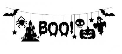 Virtene "BOO Helovīns" (3 m)