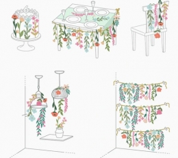 Virtene "Ziedu pļava" (3 m) 2