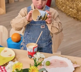 Glāzes ar dekorācijām "Lauku dzīvnieki" (6 gab./270 ml) 3