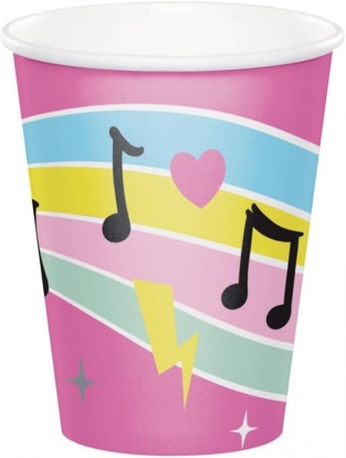 Glāzes "Birthday Beats" (8 gab./256 ml)