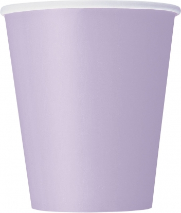 Glāzes, ceriņu krāsā (14 gab./270 ml)