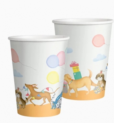 Glāzes "Kucēna dzimšanas diena" (10 gab./270 ml)