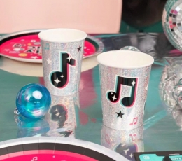 Glāzes "Mūzikas notis" (6 gab./270 ml) 3