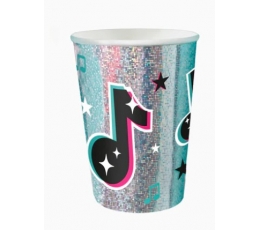 Glāzes "Mūzikas notis" (6 gab./270 ml)