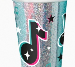 Glāzes "Mūzikas notis" (6 gab./270 ml)