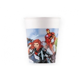 Glāzītes "Avengers" (8 gab./200 ml)