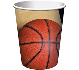 Glāzītes "Basketbols" (8 gab./266 ml)