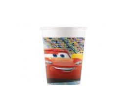 Glāzītes "Cars 3" (8 gab./200 ml)