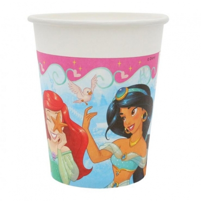 Glāzītes "Disneja princeses" (8 gab/200 ml)