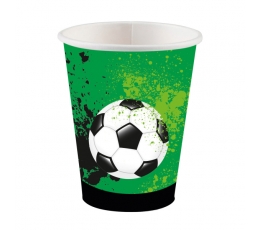 Glāzītes "Futbola bumba" (8 gab./250 ml)