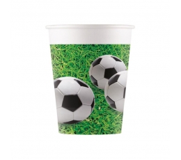 Glāzītes "Futbols" (8 gab./200 ml)