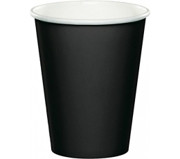 Glāzītes, melnas (8 gab./266 ml)