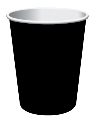 Glāzītes, melnas (8 vnt./266 ml)