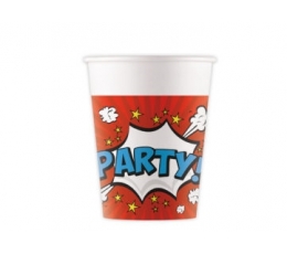 Glāzītes "Pop Art" (8 gab./200 ml)