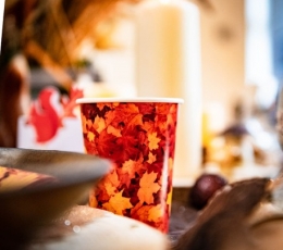 Glāzītes "Rudens lapas" (8 gab./255 ml) 1