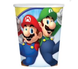 Glāzītes "Super Mario" (8 gab./250 ml)