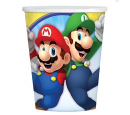Glāzītes "Super Mario" (8 gab./250 ml)