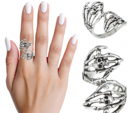 Gredzens "Skeleta roka"