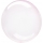 Gumijas balons-clearz, sārts (40 cm)