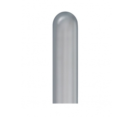 Gumijas "CHROME" figūru baloni / sudraba (100gab. Q260)