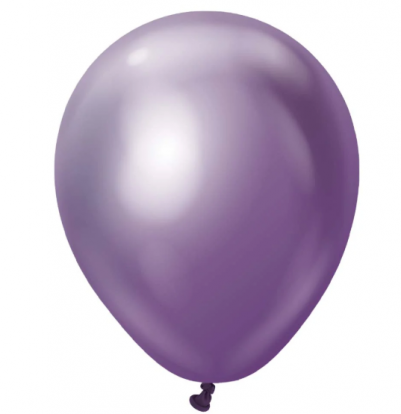 Hroma balons, spoguļviolets (12 cm/Kalisan)