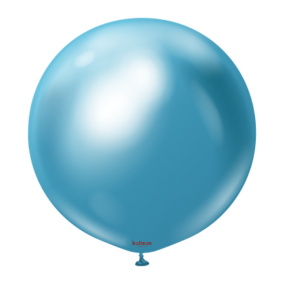 Hromēts balons , mirror blue (1 m/Kalisan)