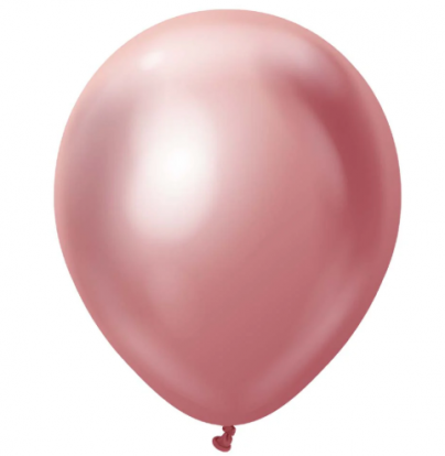 Hromēts balons, spoguļrozā (45 cm/Kalisan)