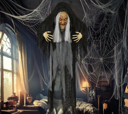 Interaktīva piekaramā dekorācija "Kuprainā ragana", (120 cm) 4