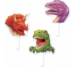 Irbulīši-dekorācijas "Dinozauri" (12 vnt.)