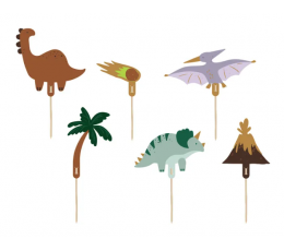Irbulīši-dekorācijas "Dinozauri" (6 gab.)
