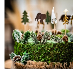 Irbulīši-dekorācijas "Indiāņu nometne" (20 gab/12 cm)