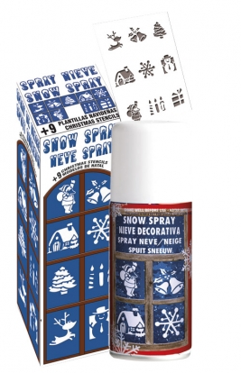 Izsmidzināms sniegs ar trafaretiem (150 ml)