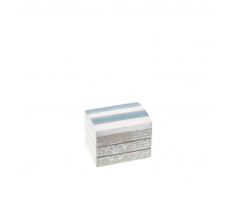 Jūras kastīte - lādīte, zilgani pelēka (8 x 6 x 6 cm)