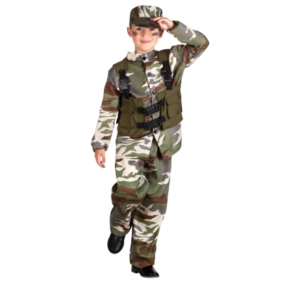Karavīru kostīms, bērnu (7-9 gadi)
