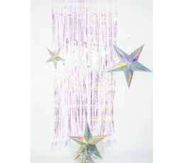 Karināma dekorācija-zvaigzne, hologrāfiska (30 cm) 1