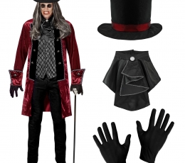 Karnevāla kostīms "Cēlais vampīrs" (XXL)