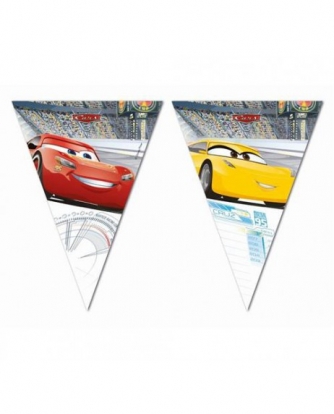 Karodziņu virtene "Cars 3" (9 karodziņi)