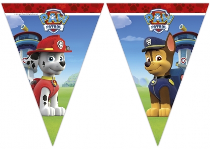 Karodziņu virtene "Paw Patrol" (9 karodziņi)