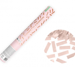 Konfeti plaukšķene "Rose gold glitter" (40 cm) 1