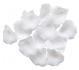 Konfeti plaukšķene "Baltas ziedlapiņas" (60 cm)