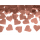 Konfettī plaukšķene "Rozā-zelta sirdis" (60 cm)