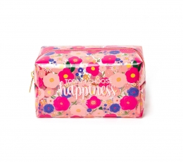 Kosmētikas somiņa "Ziedi" caurspīdīga 1