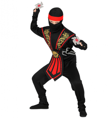 Kostīms ar aksesuāriem "Ninja" (140 cm)