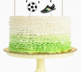 Kūkas rotājumi "Futbols" (4 gab.) 3